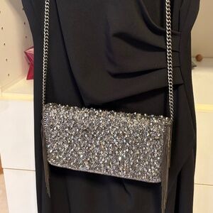 MARY FRANCIS BEADED EVENING BAG